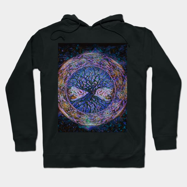 Tree of Life Night Sky Hoodie by AmeliaCarrie